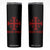 Catholic Knight Templar Crusader Cross Skinny Tumbler TS10 Black Print Your Wear