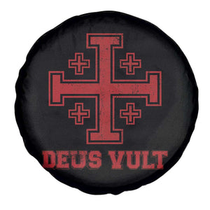 Catholic Knight Templar Crusader Cross Spare Tire Cover TS10 Print Your Wear