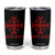 Catholic Knight Templar Crusader Cross Tumbler Cup TS10 Black Print Your Wear