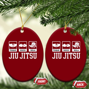 Funny BJJ Ceramic Ornament Toque Soco Rola Brazilian Jiu Jitsu TS10 Print Your Wear