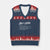 Funny Brazilian Jiu Jitsu V-Neck Knit Sweater Vest Jiujitsu Definition BJJ TS10 Navy Red Print Your Wear