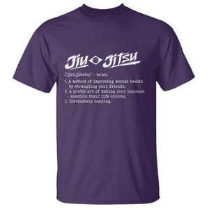 Funny Brazilian Jiu Jitsu T Shirt Jiujitsu Definition BJJ TS10 Purple Print Your Wear