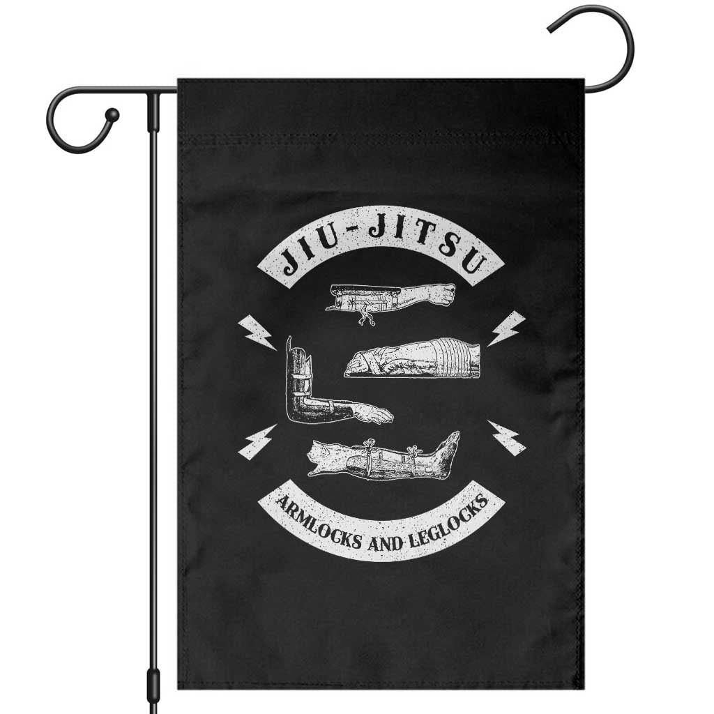 Vintage Jiu Jitsu Garden Flag Armlocks and Leglocks BJJ Grappling Fans TS10 Black Print Your Wear
