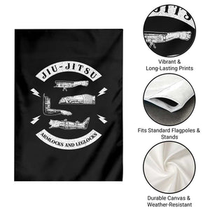 Vintage Jiu Jitsu Garden Flag Armlocks and Leglocks BJJ Grappling Fans TS10 Print Your Wear