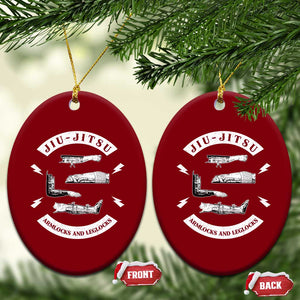 Vintage Jiu Jitsu Ceramic Ornament Armlocks and Leglocks BJJ Grappling Fans TS10 Print Your Wear