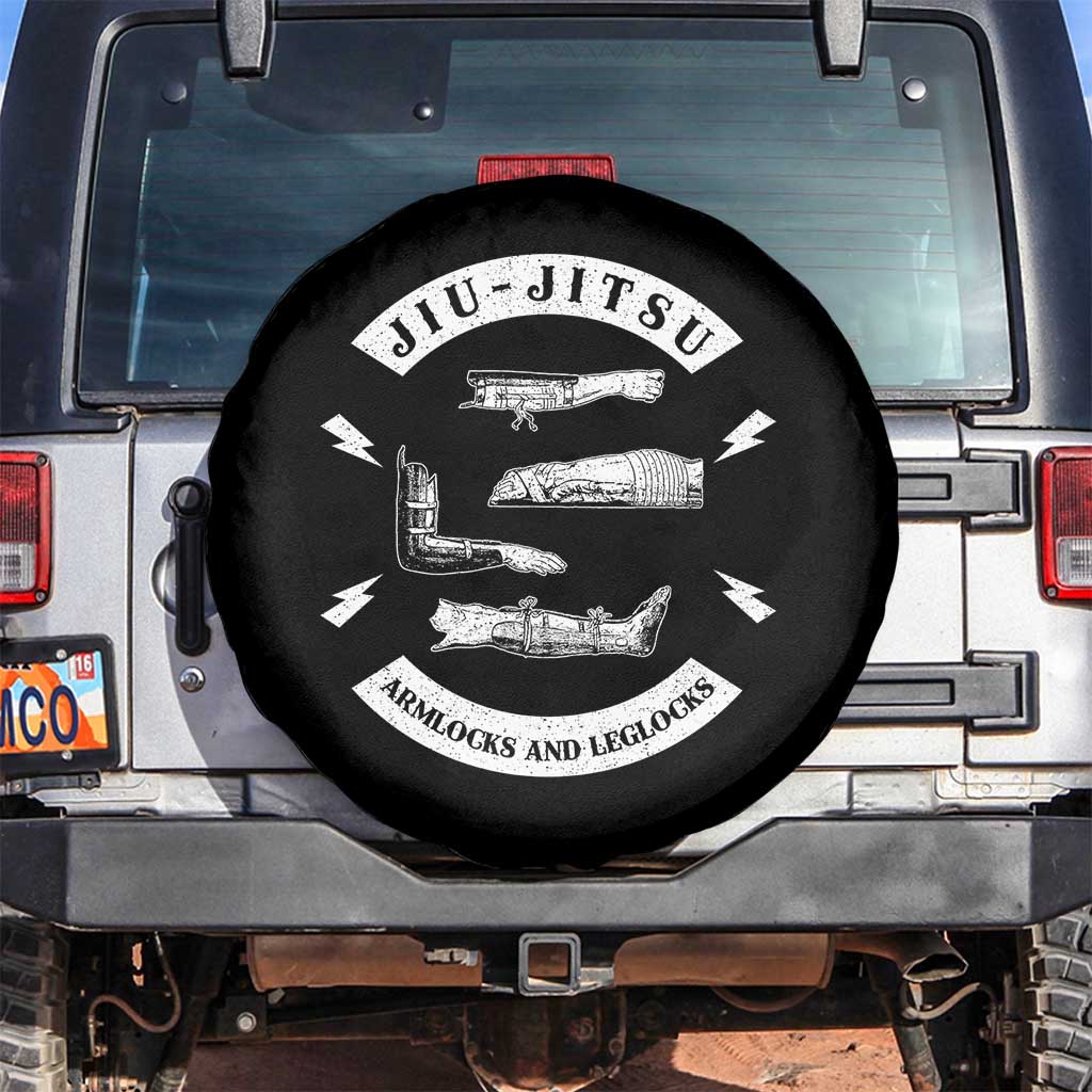 Vintage Jiu Jitsu Spare Tire Cover Armlocks and Leglocks BJJ Grappling Fans TS10 No hole Black Print Your Wear