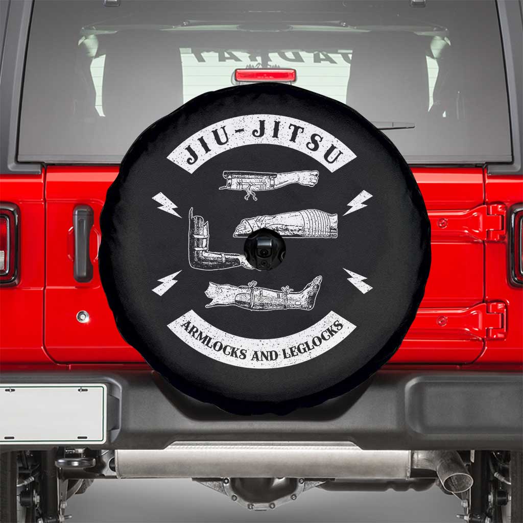 Vintage Jiu Jitsu Spare Tire Cover Armlocks and Leglocks BJJ Grappling Fans TS10 Black Print Your Wear