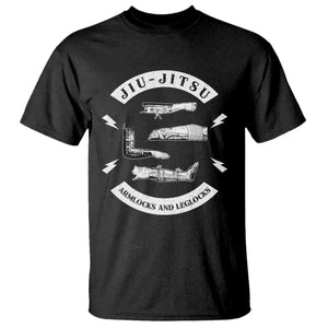 Vintage Jiu Jitsu T Shirt Armlocks and Leglocks BJJ Grappling Fans TS10 Black Print Your Wear