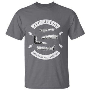Vintage Jiu Jitsu T Shirt Armlocks and Leglocks BJJ Grappling Fans TS10 Charcoal Print Your Wear