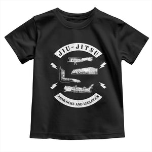 Vintage Jiu Jitsu Toddler T Shirt Armlocks and Leglocks BJJ Grappling Fans TS10 Black Print Your Wear