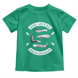 Vintage Jiu Jitsu Toddler T Shirt Armlocks and Leglocks BJJ Grappling Fans TS10 Irish Green Print Your Wear