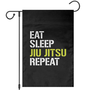 Eat Sleep Jiu Jitsu Repeat Garden Flag Cool JiuJitsu BJJ TS10 Black Print Your Wear