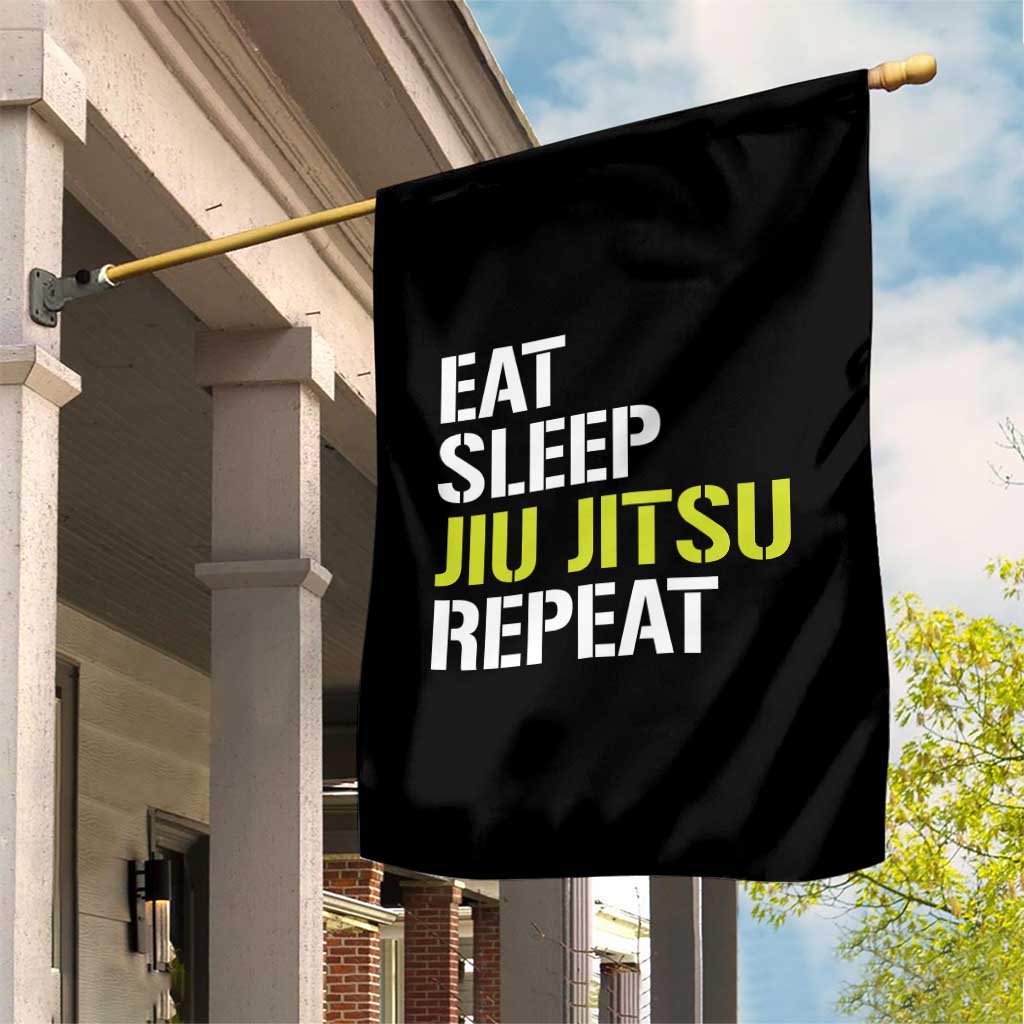 Eat Sleep Jiu Jitsu Repeat Garden Flag Cool JiuJitsu BJJ TS10 Print Your Wear