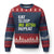 Eat Sleep Jiu Jitsu Repeat Ugly Christmas Sweater Cool JiuJitsu BJJ TS10 Navy Red Print Your Wear