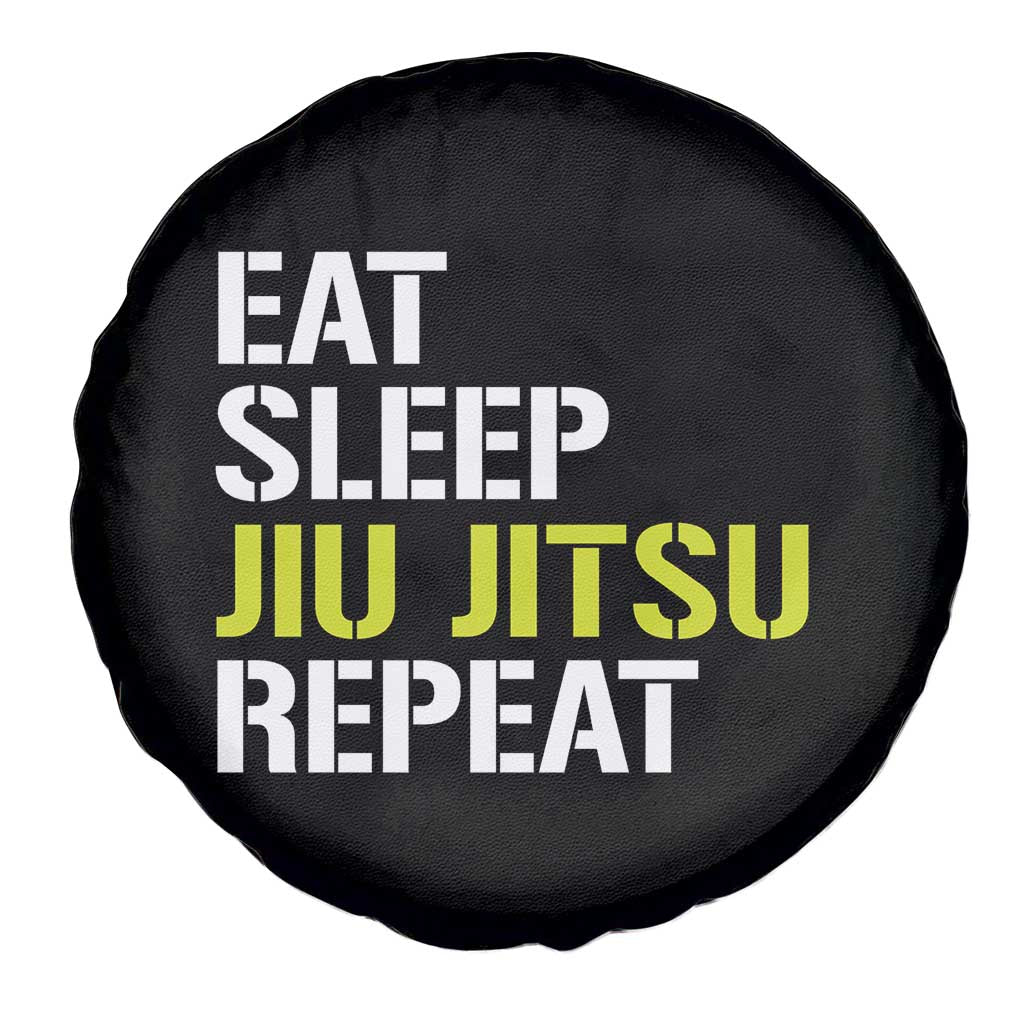 Eat Sleep Jiu Jitsu Repeat Spare Tire Cover Cool JiuJitsu BJJ TS10 Print Your Wear