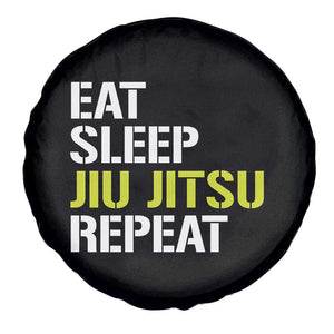 Eat Sleep Jiu Jitsu Repeat Spare Tire Cover Cool JiuJitsu BJJ TS10 Print Your Wear