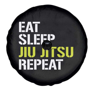Eat Sleep Jiu Jitsu Repeat Spare Tire Cover Cool JiuJitsu BJJ TS10 Print Your Wear