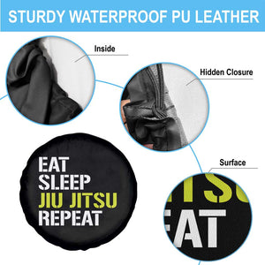 Eat Sleep Jiu Jitsu Repeat Spare Tire Cover Cool JiuJitsu BJJ TS10 Print Your Wear