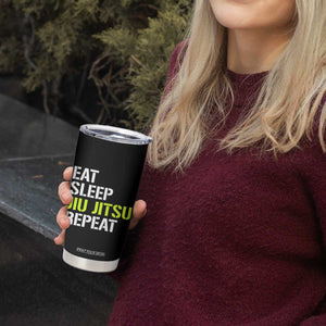 Eat Sleep Jiu Jitsu Repeat Tumbler Cup Cool JiuJitsu BJJ TS10 Print Your Wear