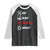 Eat Sleep Wrestle Repeat Raglan Shirt Funny Wrestling Gym TS10 Black White Print Your Wear