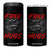 Free Hugs Wrestling 4 in 1 Can Cooler Tumbler Funny Luchador Mexican Wrestler TS10 One Size: 16 oz Black Print Your Wear