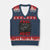 Free Hugs Wrestling V-Neck Knit Sweater Vest Funny Luchador Mexican Wrestler TS10 Navy Red Print Your Wear