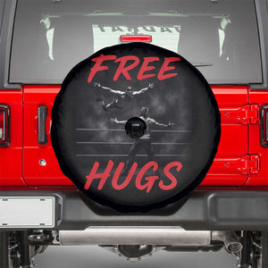 Free Hugs Wrestling Spare Tire Cover Funny Luchador Mexican Wrestler TS10 Black Print Your Wear