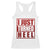 I Just Turned Heel Racerback Tank Top Pro Wrestling Retro Distressed TS10 White Print Your Wear