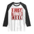I Just Turned Heel Raglan Shirt Pro Wrestling Retro Distressed TS10 White Black Print Your Wear