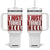 I Just Turned Heel Tumbler With Handle Pro Wrestling Retro Distressed - Print Your Wear