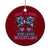 Just A Girl Who Loves Wrestling Ceramic Ornament Funny Wrestle Lover Wrestler Messy Bun TS10 1pc Red Print Your Wear