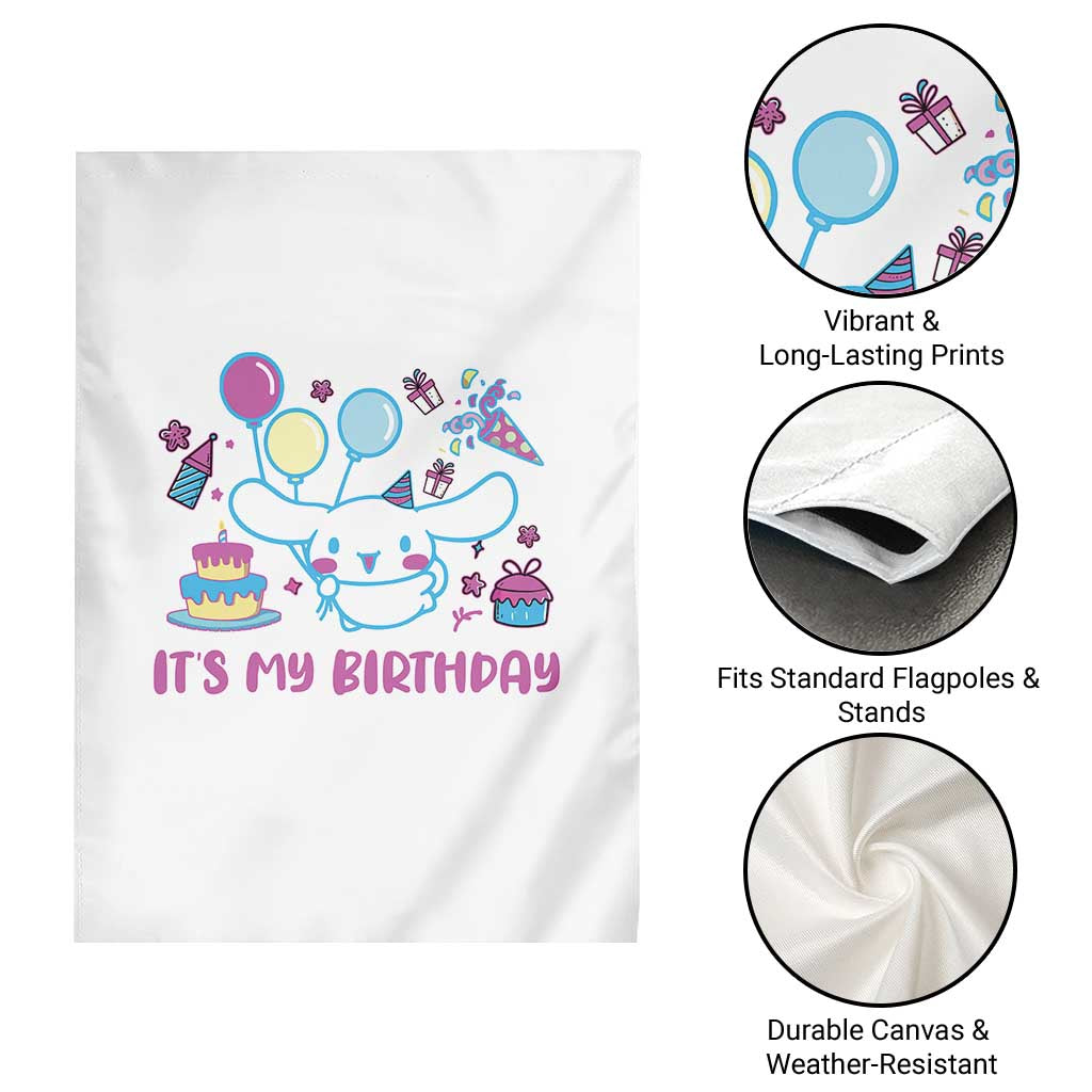 Its My Birthday Garden Flag Girl Party Funny Bday Family Party TS10 Print Your Wear