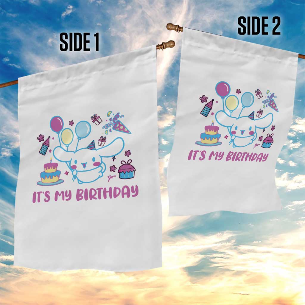 Its My Birthday Garden Flag Girl Party Funny Bday Family Party TS10 Print Your Wear