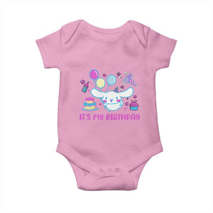 Its My Birthday Baby Onesie Girl Party Funny Bday Family Party TS10 Light Pink Print Your Wear