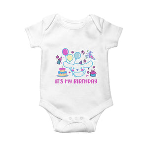 Its My Birthday Baby Onesie Girl Party Funny Bday Family Party TS10 White Print Your Wear