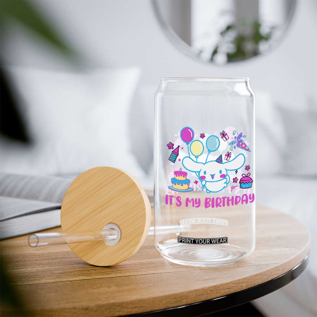 Its My Birthday Glass Can Girl Party Funny Bday Family Party TS10 Print Your Wear