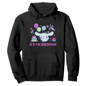 Its My Birthday Hoodie Girl Party Funny Bday Family Party TS10 Black Print Your Wear