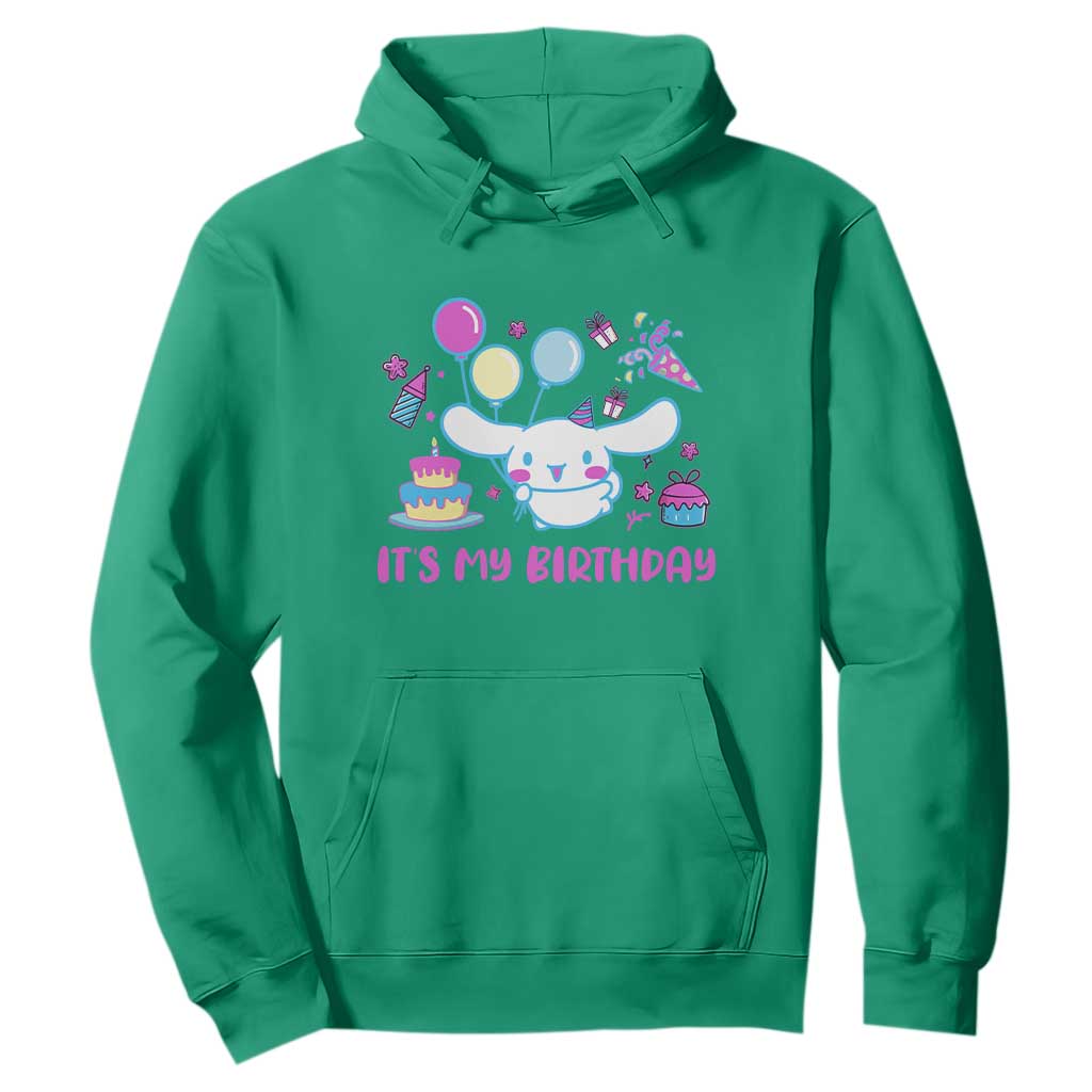 Its My Birthday Hoodie Girl Party Funny Bday Family Party TS10 Irish Green Print Your Wear