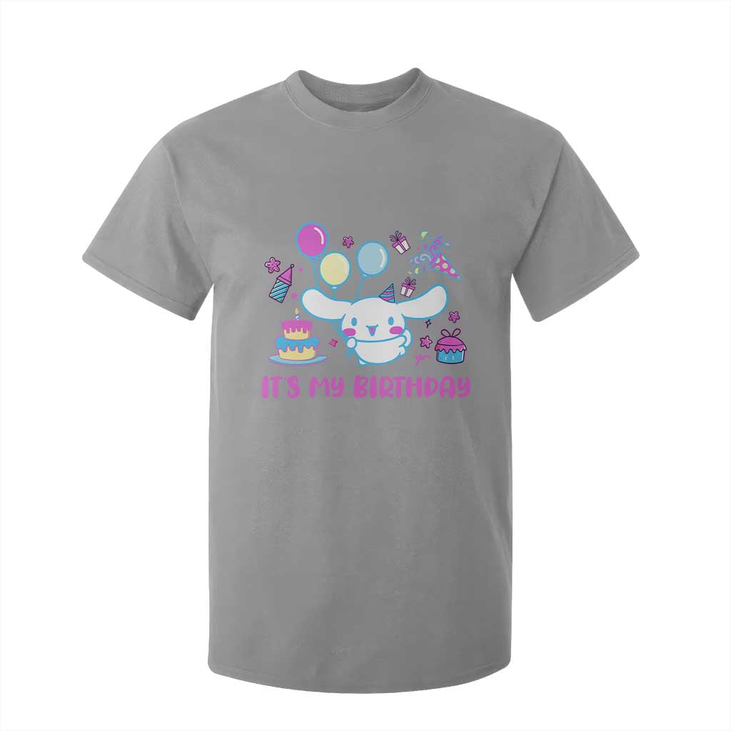 Its My Birthday T Shirt For Kid Girl Party Funny Bday Family Party TS10 Sport Gray Print Your Wear