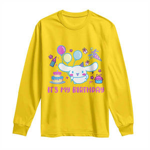 Its My Birthday Long Sleeve Shirt Girl Party Funny Bday Family Party TS10 Daisy Print Your Wear