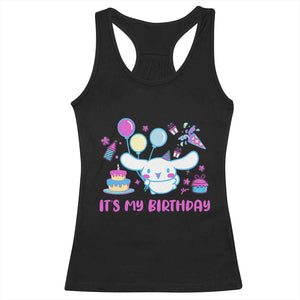 Its My Birthday Racerback Tank Top Girl Party Funny Bday Family Party TS10 Black Print Your Wear