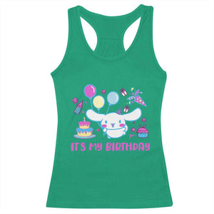 Its My Birthday Racerback Tank Top Girl Party Funny Bday Family Party TS10 Irish Green Print Your Wear