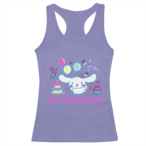 Its My Birthday Racerback Tank Top Girl Party Funny Bday Family Party TS10 Violet Print Your Wear