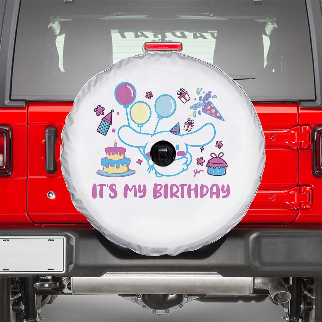 Its My Birthday Spare Tire Cover Girl Party Funny Bday Family Party TS10 White Print Your Wear