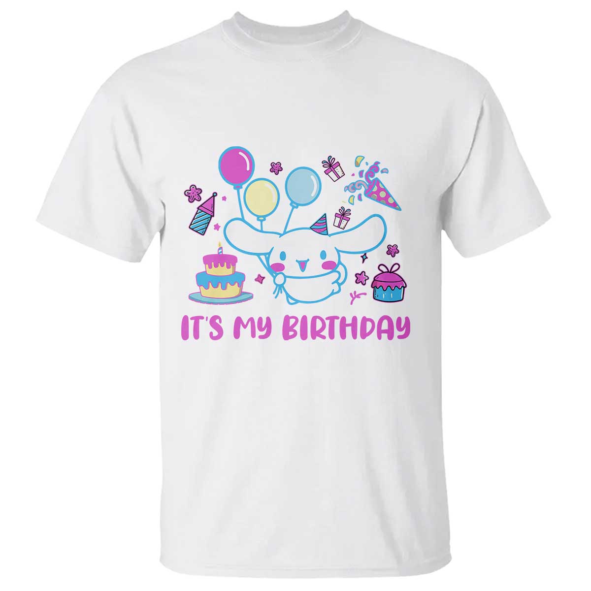 Its My Birthday T Shirt Girl Party Funny Bday Family Party TS10 White Print Your Wear