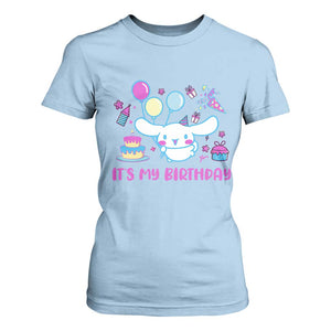 Its My Birthday T Shirt For Women Girl Party Funny Bday Family Party TS10 Light Blue Print Your Wear