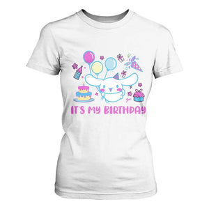 Its My Birthday T Shirt For Women Girl Party Funny Bday Family Party TS10 White Print Your Wear