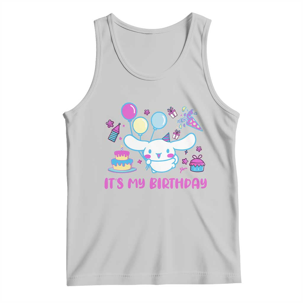 Its My Birthday Tank Top Girl Party Funny Bday Family Party TS10 Ash Print Your Wear