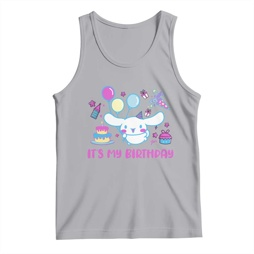 Its My Birthday Tank Top Girl Party Funny Bday Family Party TS10 Athletic Heather Print Your Wear