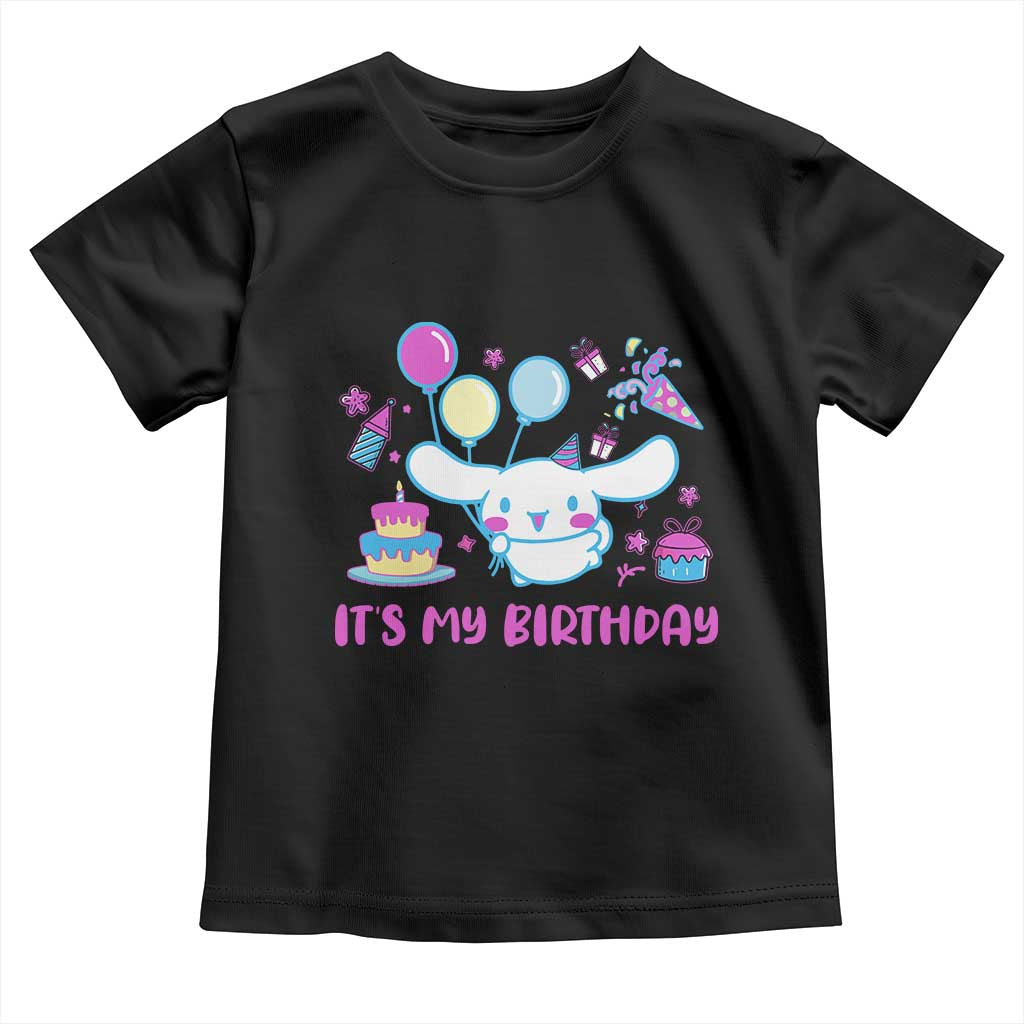 Its My Birthday Toddler T Shirt Girl Party Funny Bday Family Party TS10 Black Print Your Wear